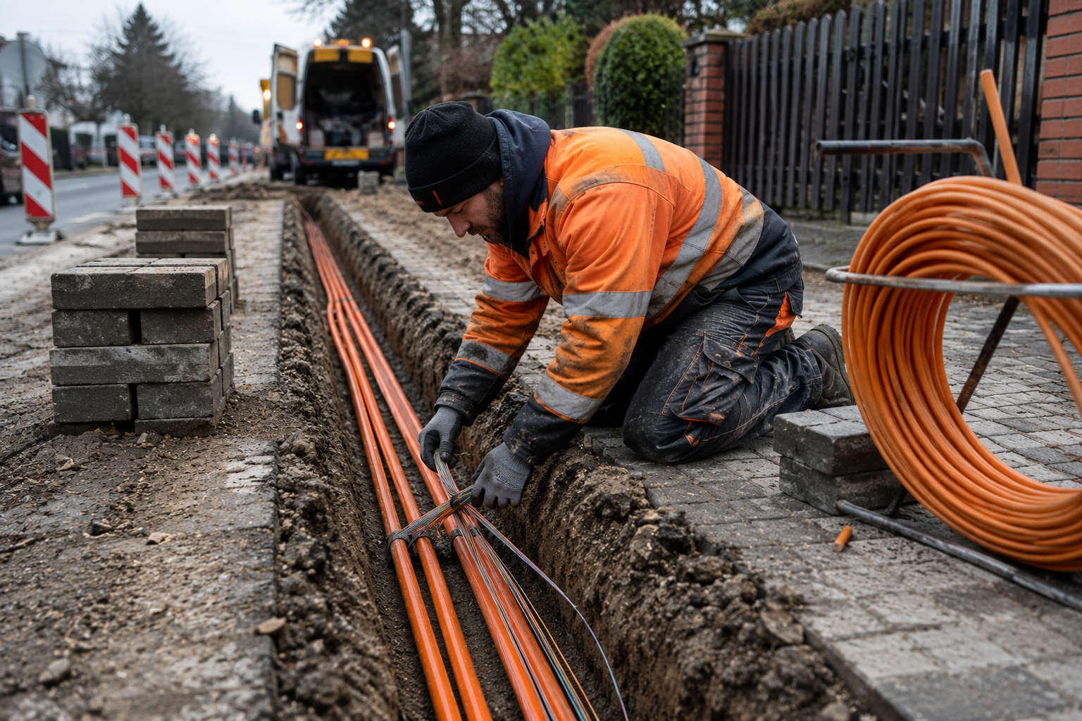 Fiber optic work