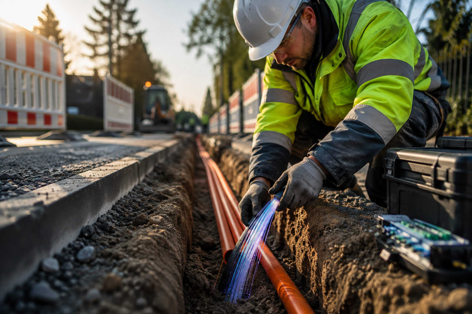 Fiber optic work